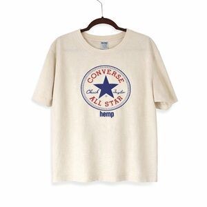 Vintage Hemp Brand x Converse All Star Chuck Taylor Shirt Men’s Size L Retro